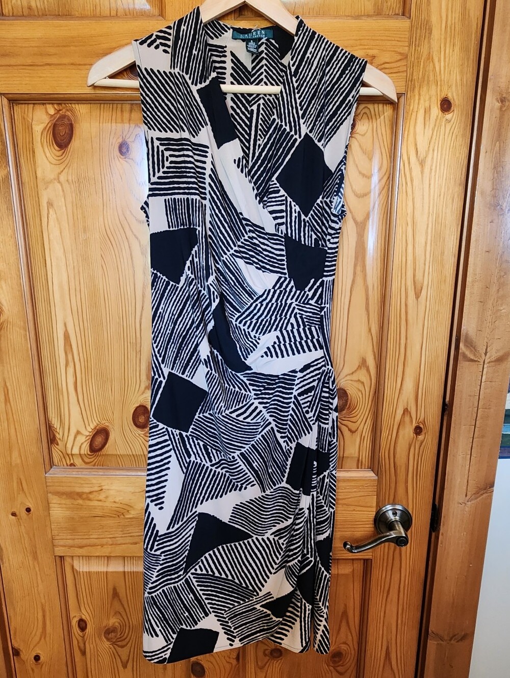 Lauren Ralph Lauren Faux Wrap Dress, Size S